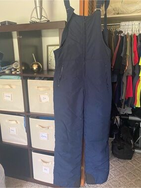 Navy Women’s Ski Bib Snow Pants Jacket